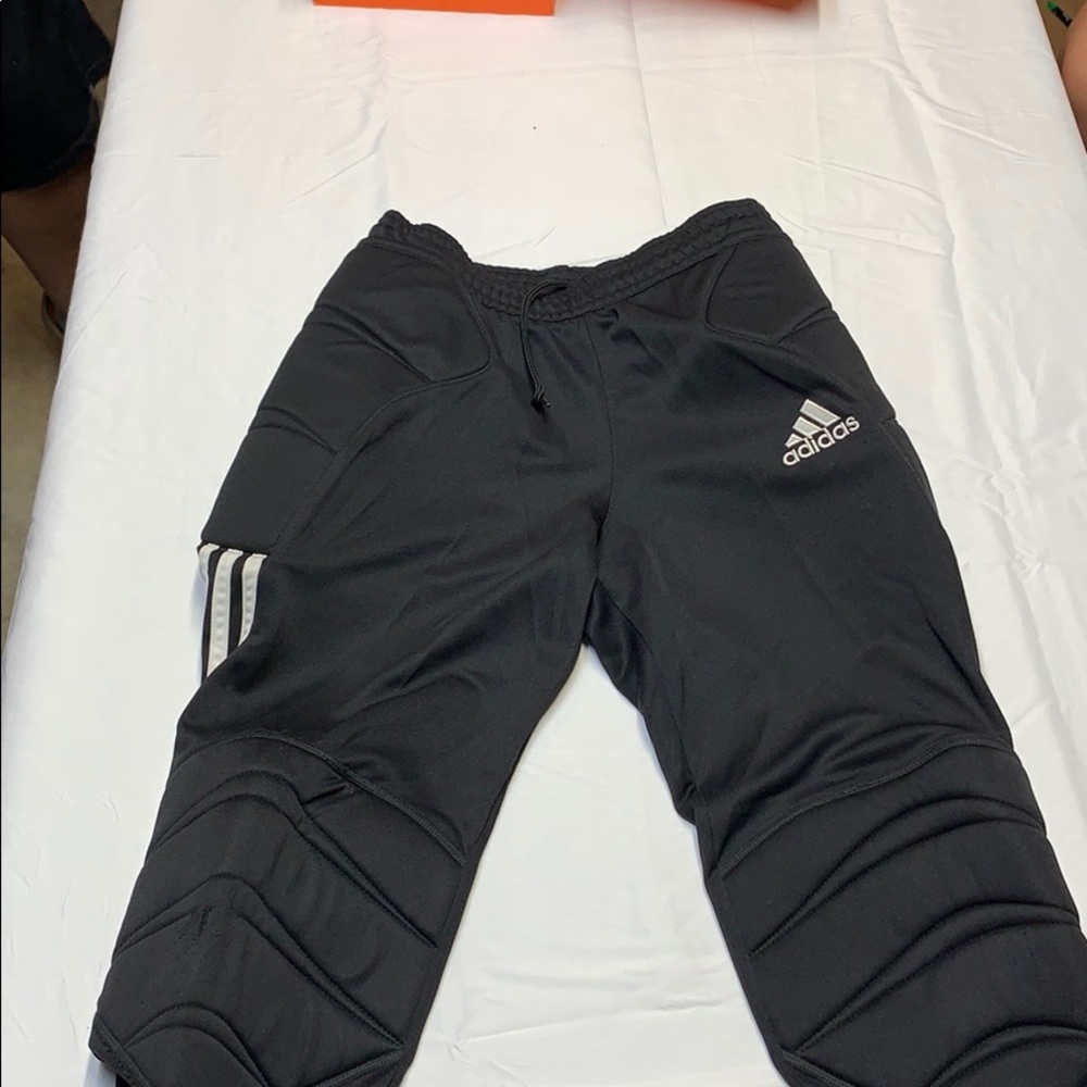 Adidas padded goalkeeper pants size Small